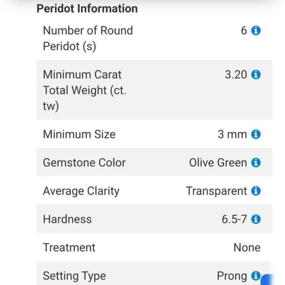 Peridot ✦ Criss-Cross Band ✦ Sterling Silver Ring 6 NWOT Elegant Gemstone - Picture 6 of 8